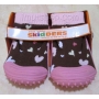 SKIDDER LOVE-BROWN SHOE SOCK-GIRL SKIDDER LOVE-BROWN SHOE SOCK-GIRL